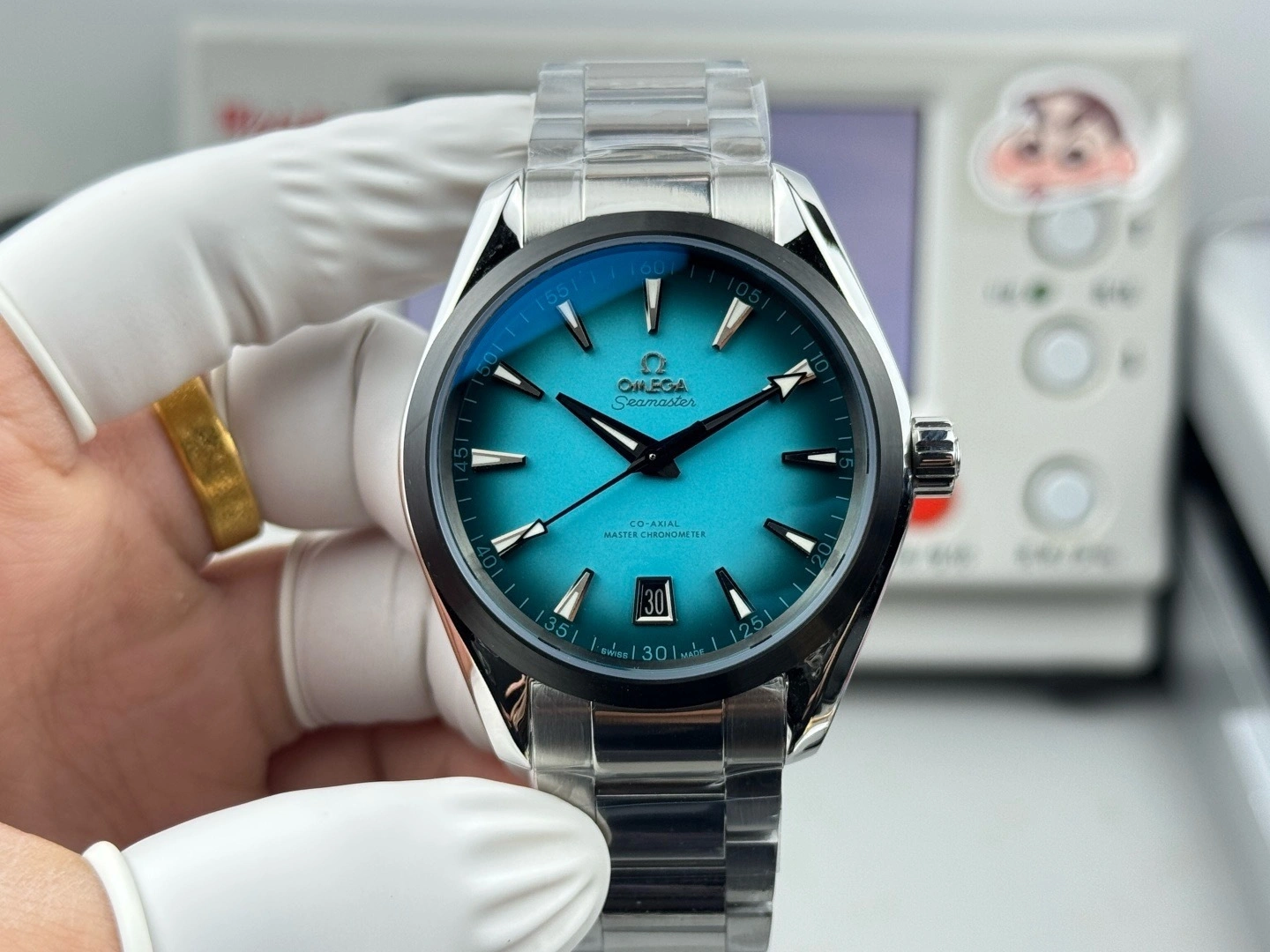CBD Factory Omega Seamaster Aqua Terra 150M 41mm Gradient Turquoise Dial (220.10.41.21.03.006) 1:1 Super Clone – DD8900 Movement Bold 236